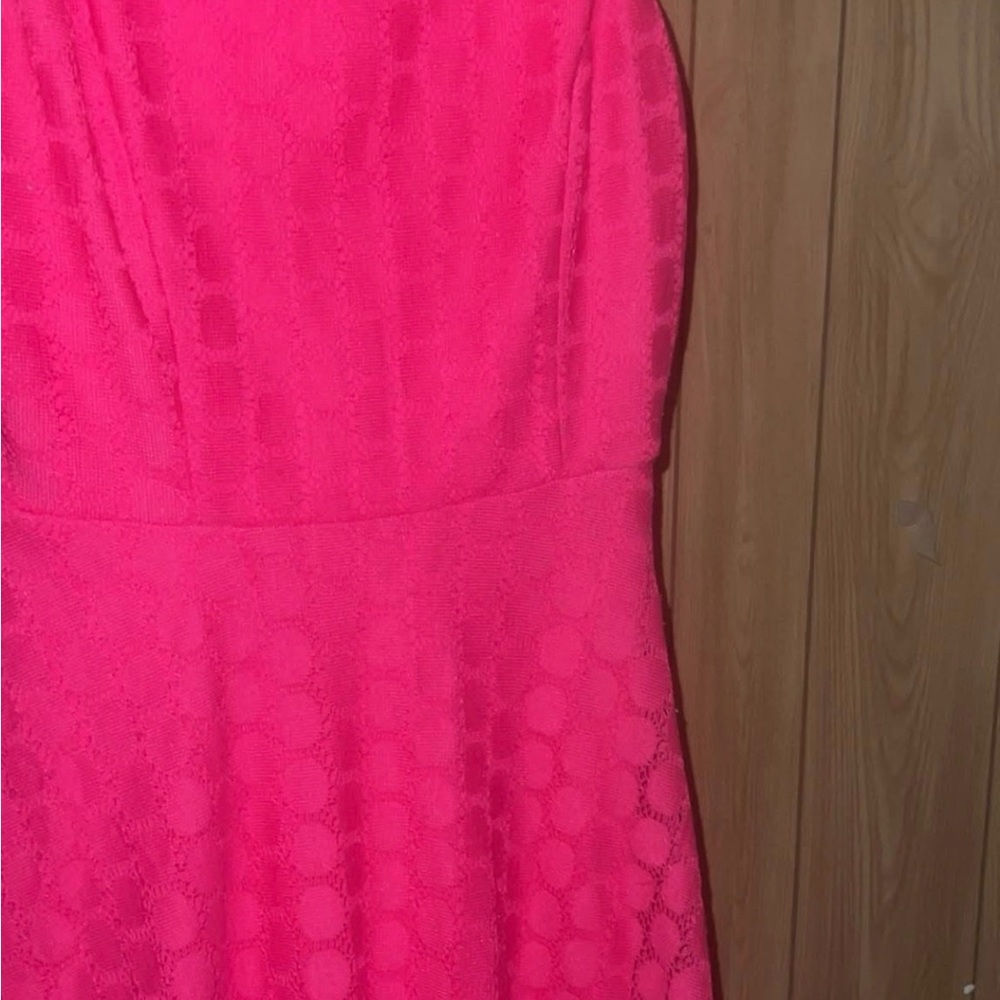Elegant Pink Lace Dress